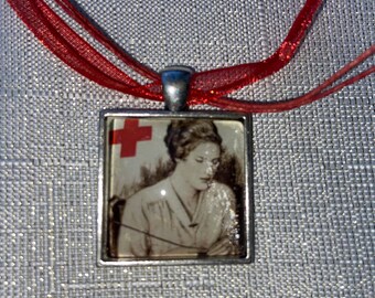 Nurse necklace nurse jewelry vintage nurse