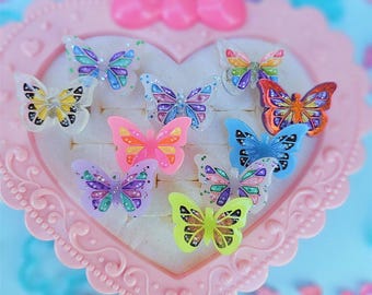 Butterfly Ring | Sparkly Ring | Spring Ring | Summer Ring | Pastel Butterfly | Glow Butterfly