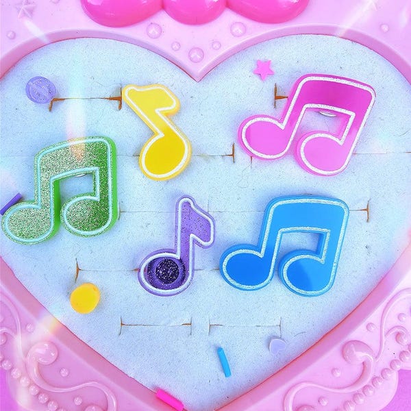 Music Note Pin | Music Brooch | Decora Kei | Spank Kei | Fairy Kei | Musical