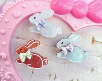 Easter Bunny Ring | Rabbit Ring | White Bunny | Brown Bunny | Easter Ring