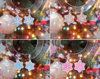 Mini Snowflake Earrings | Winter Earrings | Christmas Earrings | Frozen Earrings | Snow Queen Earrings