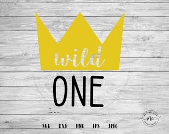 Download One crown svg | Etsy