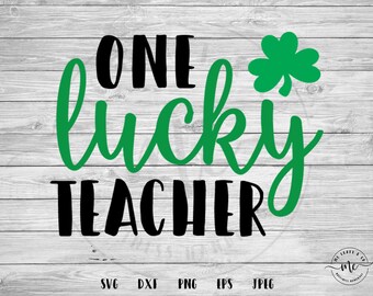 Download Lucky Teacher Svg Etsy
