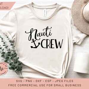 Nauti Crew // Nauti Crew Svg // Cruise Vacation // Cruise Svg ...