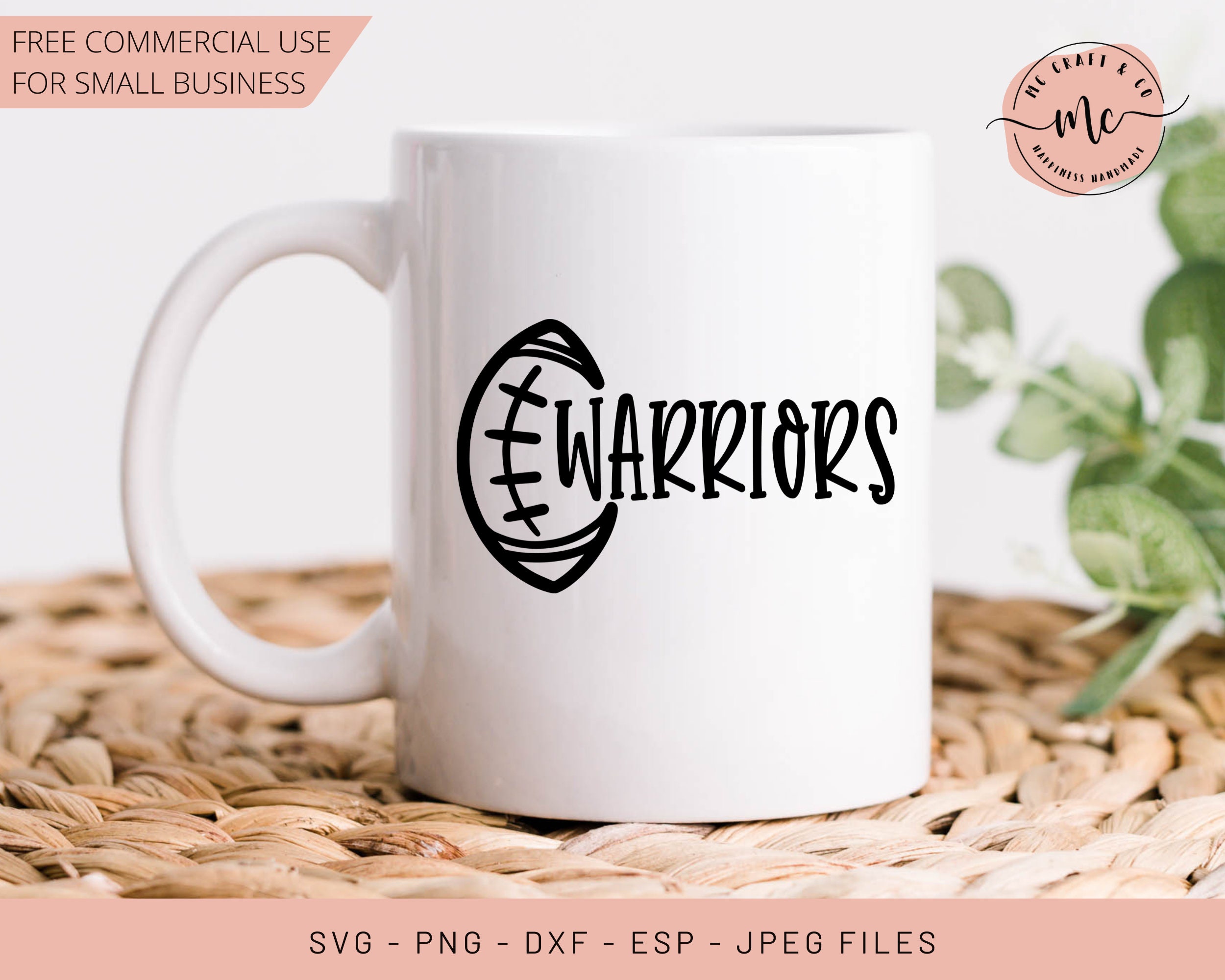 Warriors, Warriors Football, Football SVG, Football Mom, Football ...