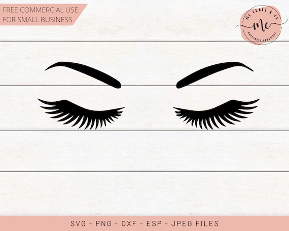 Eyelash svg, Eyelash and Eyebrow svg, Beauty svg, Eyelashes and Eyebrows svg, Clip Art, Eyelash svg, eyebrows, makeup svg, Svg, Dxf, Png