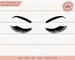 Eyelash svg, Eyelash and Eyebrow svg, Beauty svg, Eyelashes and Eyebrows svg, Clip Art, Eyelash svg, eyebrows, makeup svg, Svg, Dxf, Png 