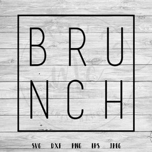 Brunch svg, Domenica Funday, file di taglio brunch, mimosas svg, girls day svg, brunch, file tagliati, Circuito, Silhouette, svg, dxf, png, eps, jpeg