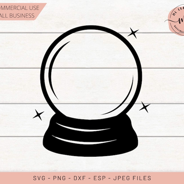 Crystal Ball svg, Wahrsager svg, Halloween svg, hexen svg, magic svg, crystal ball, Cricut, Silhouette, Cut Files, dxf, png, eps, jpeg