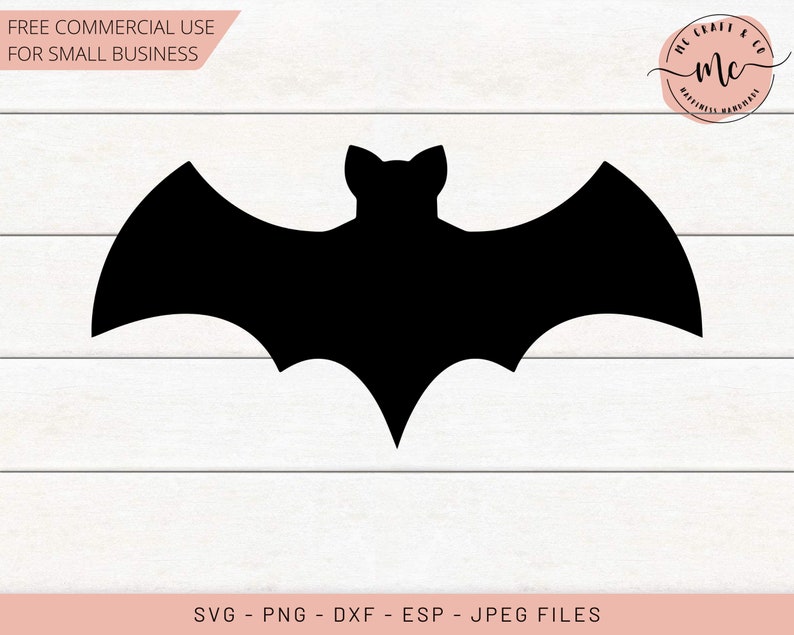 Bat SVG, Halloween Svg Png, Bat Template, Bat SVG Cut File, Bat Vector ...