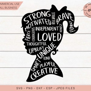 She is Loved SVG, Girl Power SVG, Strong Female SVG, Strong Girls, Super Girl, Girls Rule, get it girl, svg, dxf, png, eps, jpeg