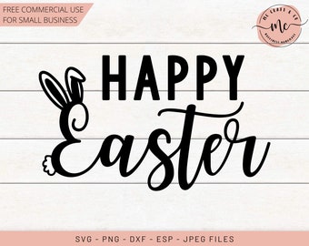 Happy Easter SVG, Easter Shirt, Kids easter, Easter, baby easter, Easter SVG, Bunny svg, Cricut, Silhouette, Cut Files, svg, dxf, png, eps