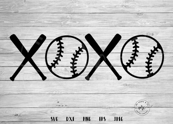 Download Xoxo Svg Baseball Bat Svg Baseball Svg Baseball Mom Sports Etsy