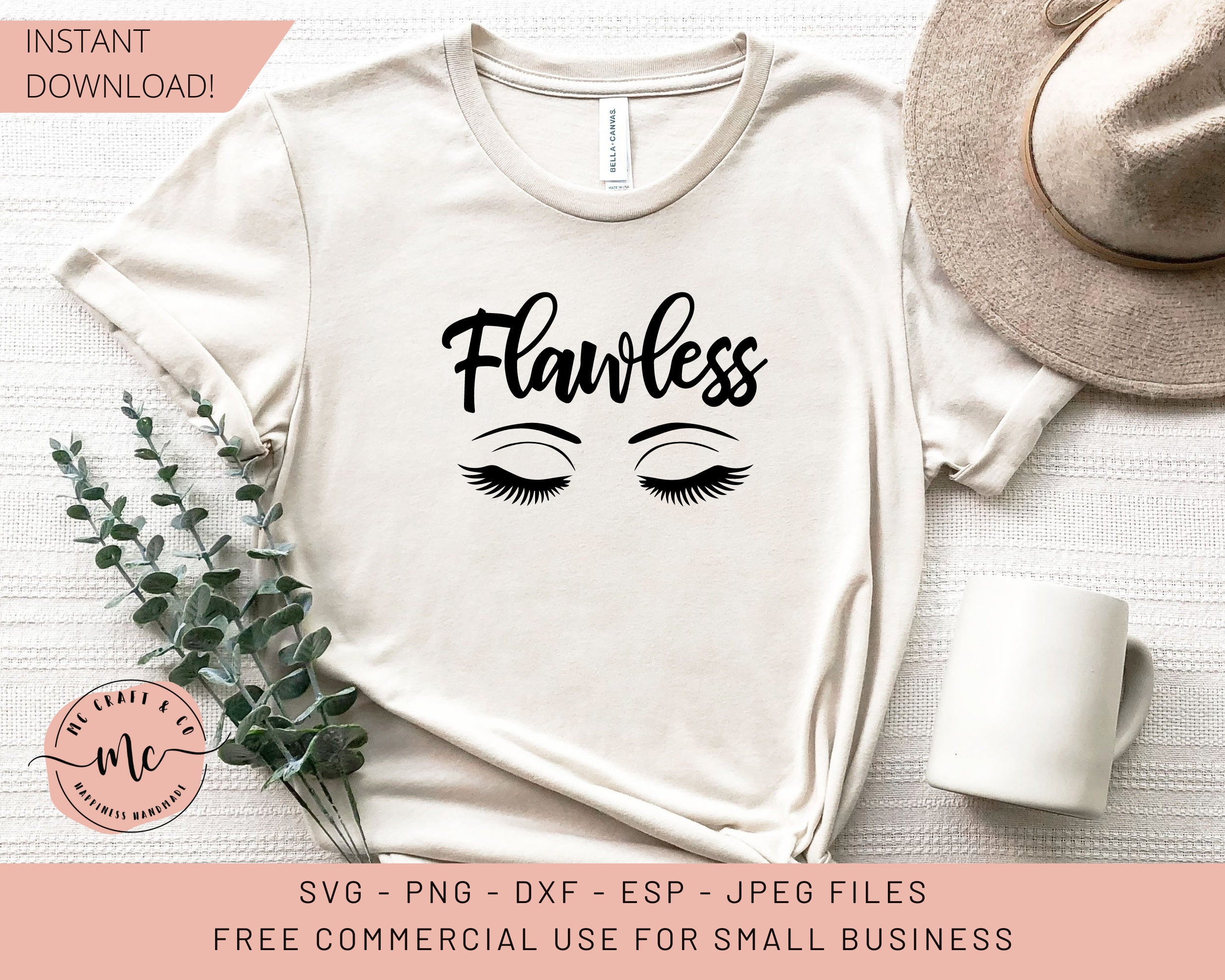 Flawless SVG Makeup Svg Lashes Svg Make up Cut Files Eyes | Etsy