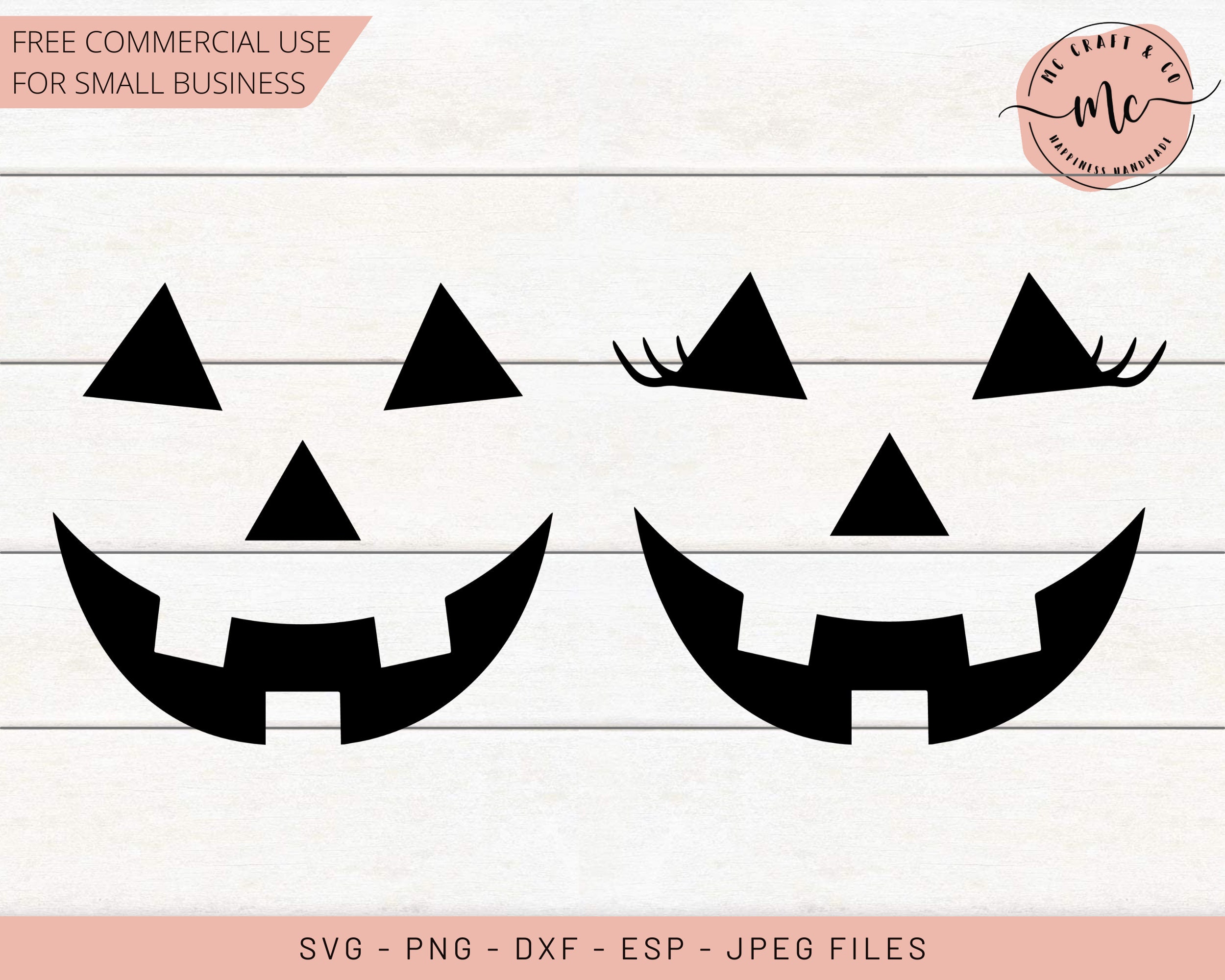 Pumpkin Face svg, Halloween Clip-Art, Halloween Smiling Carved Pumpkin, Jack-o-Lantern, Pumpkin with Lashes, Digital Download SVG & PNG