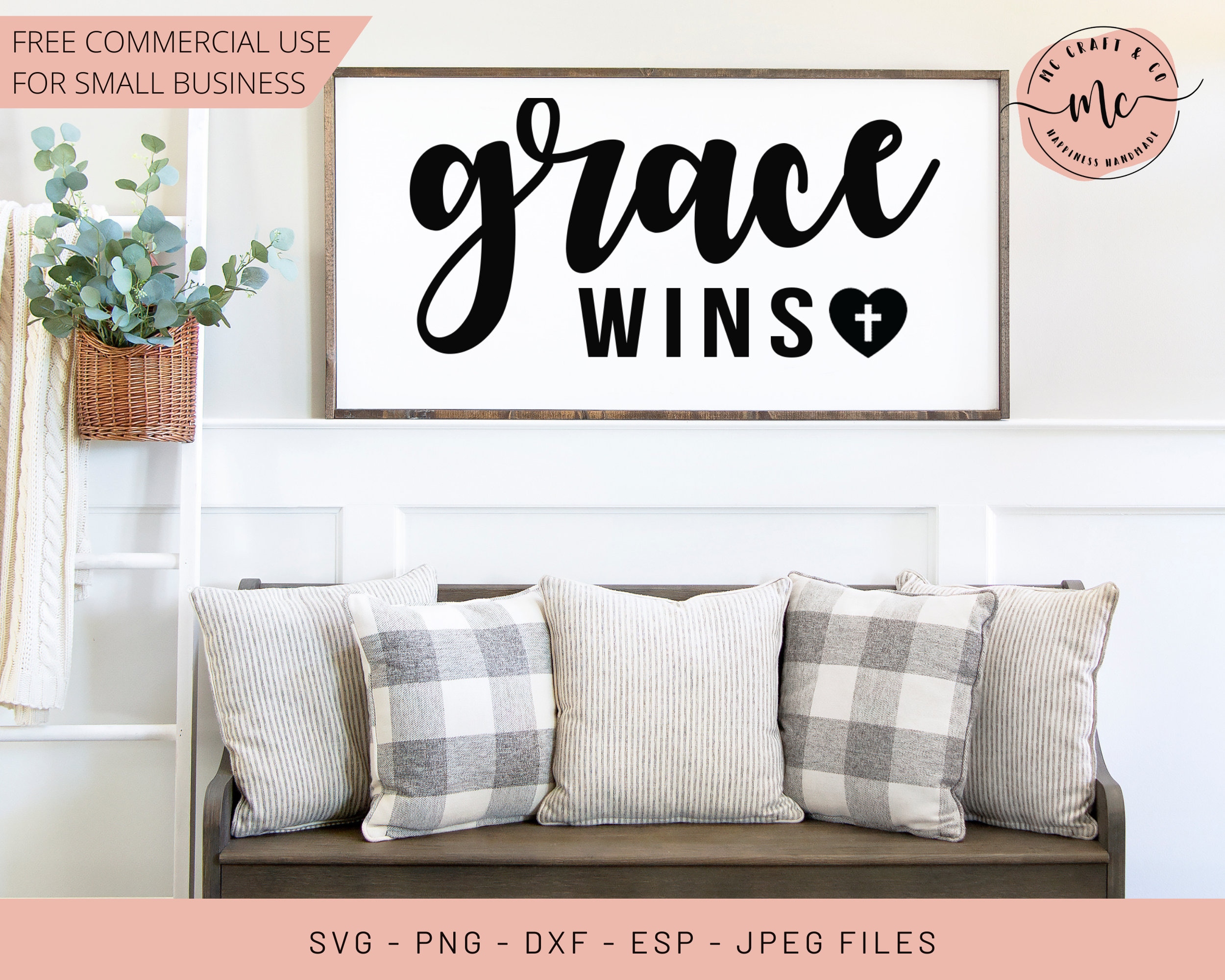 Grace Wins Svg, Bible SVG, Faith Svg, Jesus SVG, Grace Svg, Religious ...