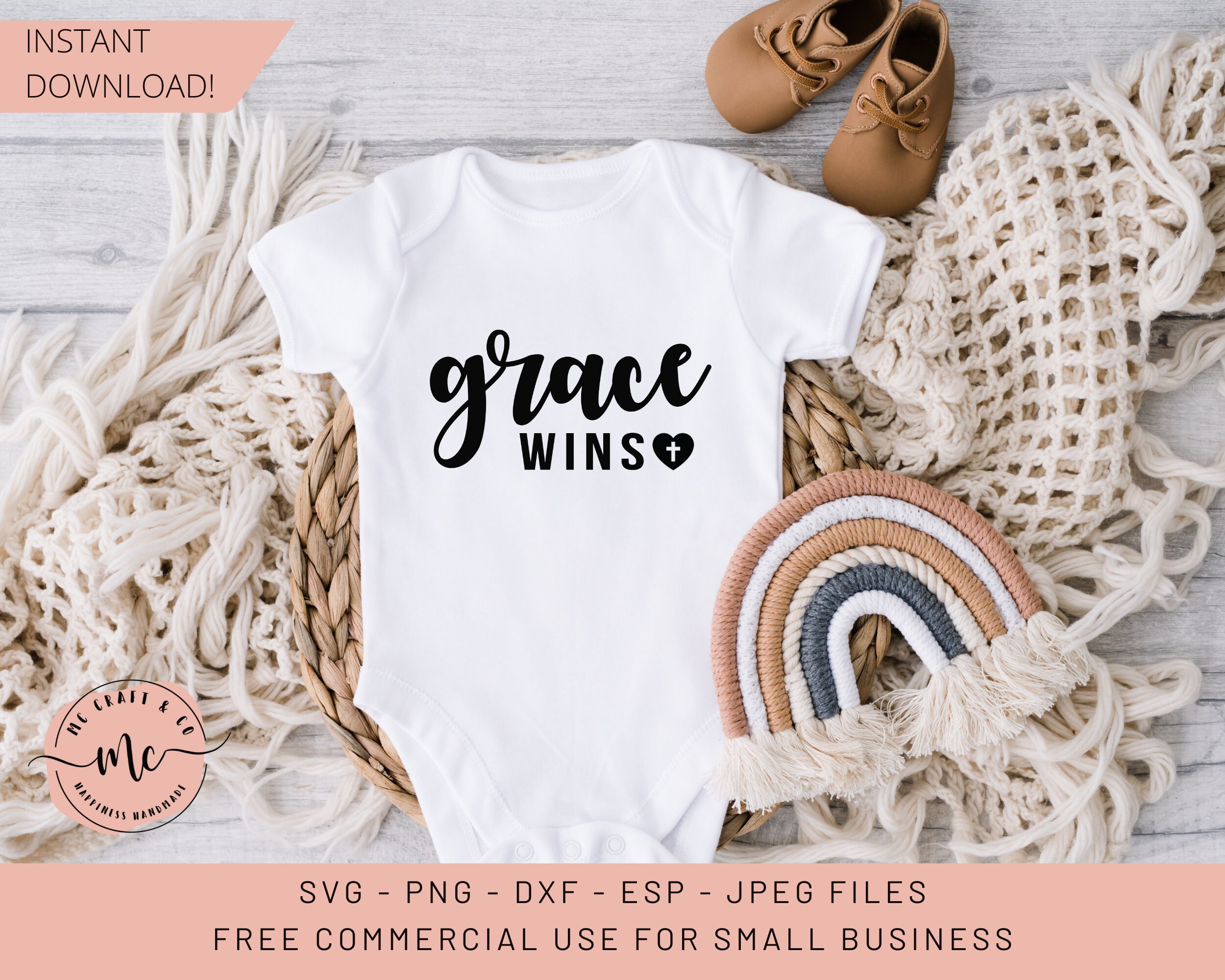 Grace Wins Svg, Bible SVG, Faith Svg, Jesus SVG, Grace Svg, Religious ...