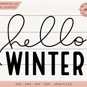 Winter SVG PNG, Hello Winter Svg, Winter Zitat Svg, Winter Sprüche, Weihnachten Svg, Winter Cut Datei, Cricut Cut Datei, Silhouette, Sublimation
