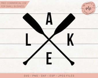 Crossed Paddles svg, Paddles svg, Lake House svg, Lake svg, Lake Cut Files, Lake Life, Cricut, oars svg, lake, Cut File, svg, dxf, png, jpeg