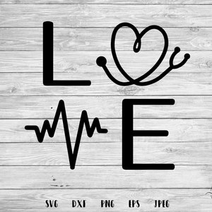 Liefdesverpleegkundige, pols, hartslag, Nurse Life svg, Nurse svg, Stethoscope Heart, Nursing, Stethoscope, nurse life svg, Nurse svg, dxf, png, eps