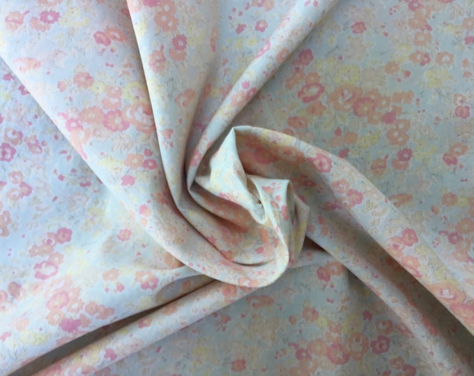 Tana lawn fabric from Liberty of London, exclusive Tatum bleached