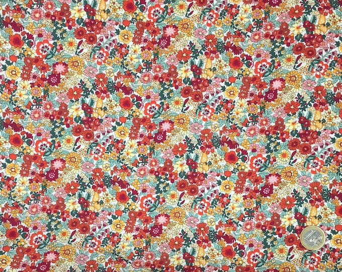 High quality cotton poplin, floral print