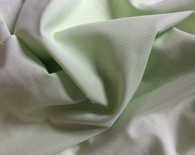 Cotton poplin, check weave