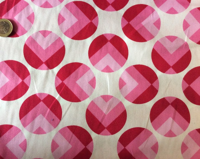 High quality cotton poplin dyed in Japan, geometrical print