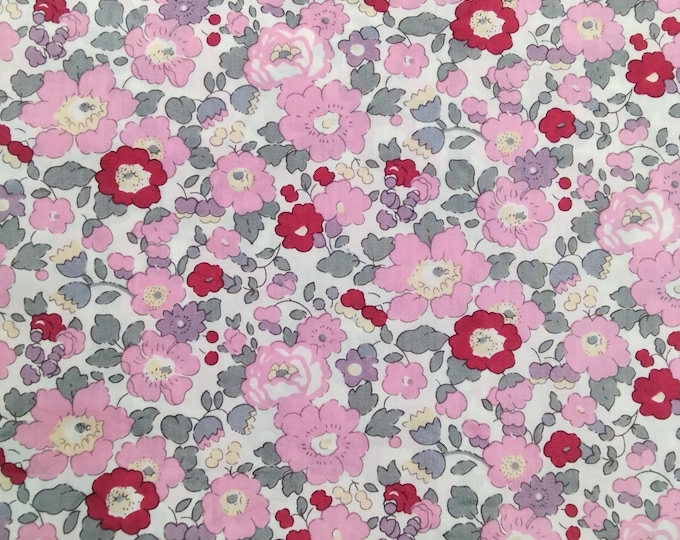 Tana lawn fabric from Liberty of London, bleached Stonehenge Betsy