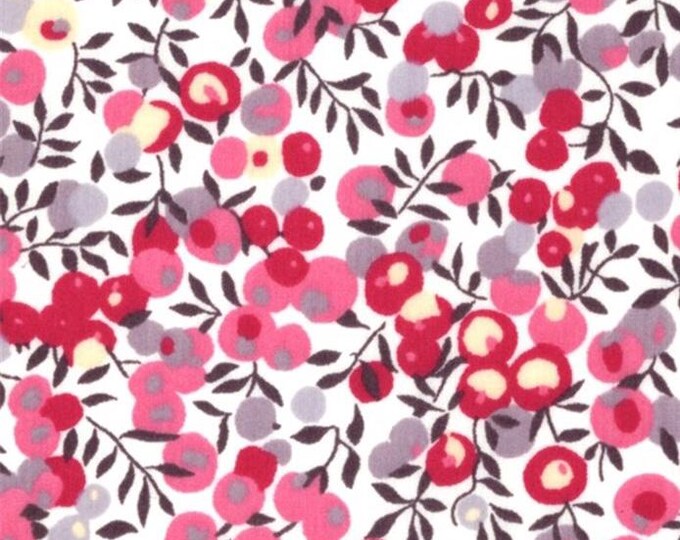 Tana lawn fabric from Liberty of London, Wiltshire bougainvillier or Wiltshire pink