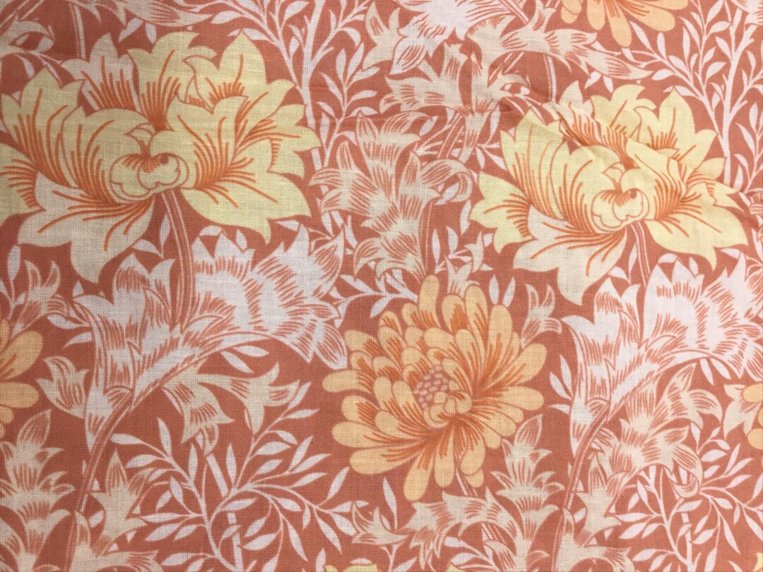 English Pima Lawn Cotton Fabric, Autumn Floral Print - Etsy