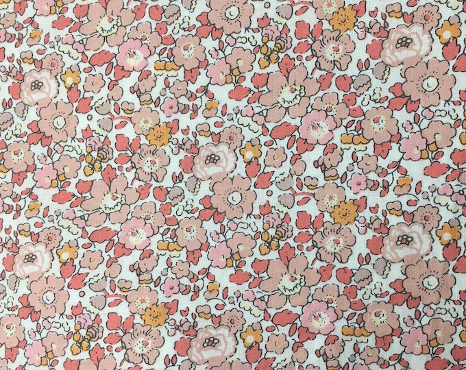 Tana lawn fabric from Liberty of London, exclusive Betsy Ann Peach