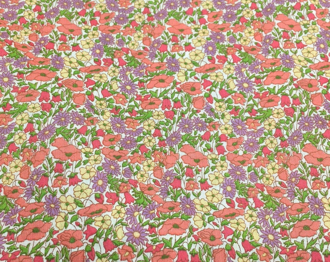 Tana lawn fabric from Liberty of London, exclusive petal and bud August