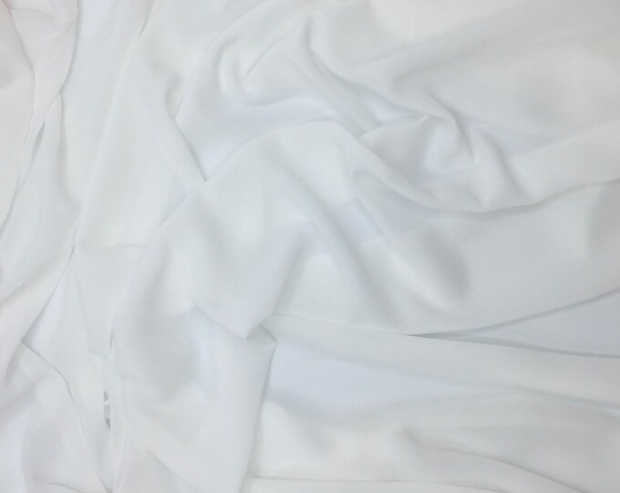 High quality Faux Silk Chiffon. Off white nr2