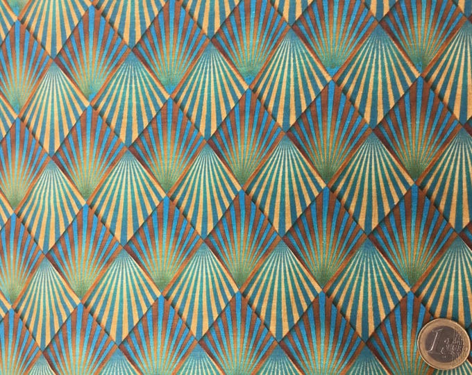 English Pima lawn cotton fabric, Harlequin