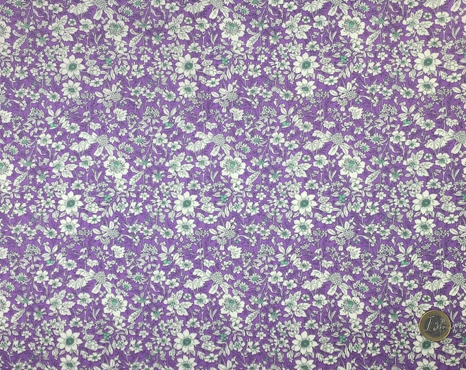 High quality cotton poplin dyed in Japan with Floral print