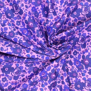 Tana lawn fabric from Liberty of London exclusive dyed Betsy Purple