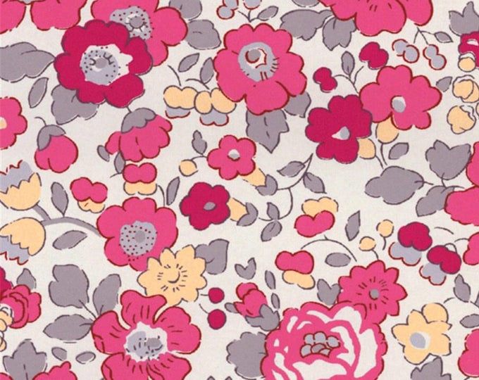 Tana lawn fabric from Liberty of London, Betsy raspberry
