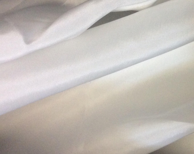 Synthetic lining fabric sold per meter, might be used to pattern trials