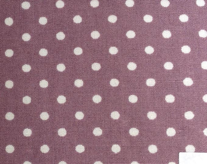 High quality cotton poplin, polka dots on fig, no27