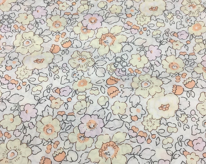 Exclusive Betsy Sun: Tana lawn fabric from Liberty of London