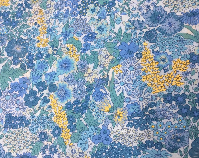 Tana lawn fabric from Liberty of London, Margaret Annie tahite fluo