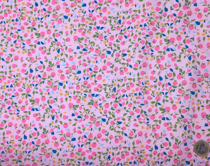 High quality cotton poplin dyed in Japan with Floral print