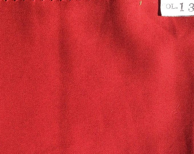 High quality, light cotton twill, maroon