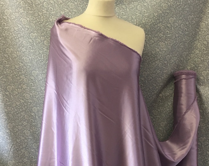 Antique lilac nr31, High quality silky satin back, close to genuine silk crepe, backed crepe.