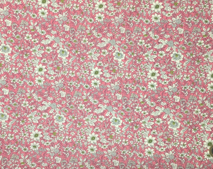 High quality cotton poplin prit Edna in Japan, pink floral print