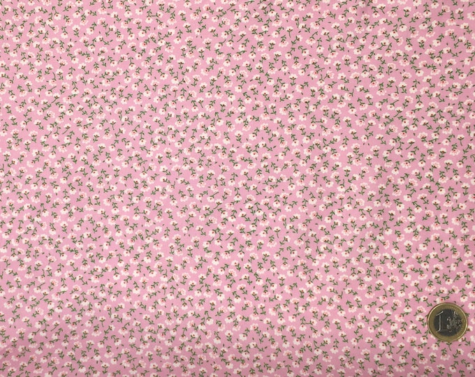 High quality cotton poplin, floral print