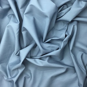 High quality cotton poplin, oektoex certified. Storm blue nr45