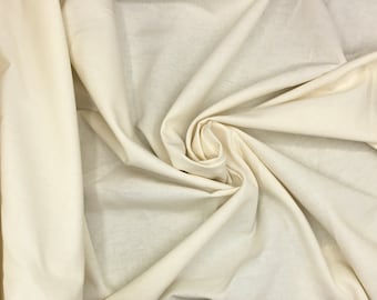 Light cotton canvas, oekotex certified, cream nr25