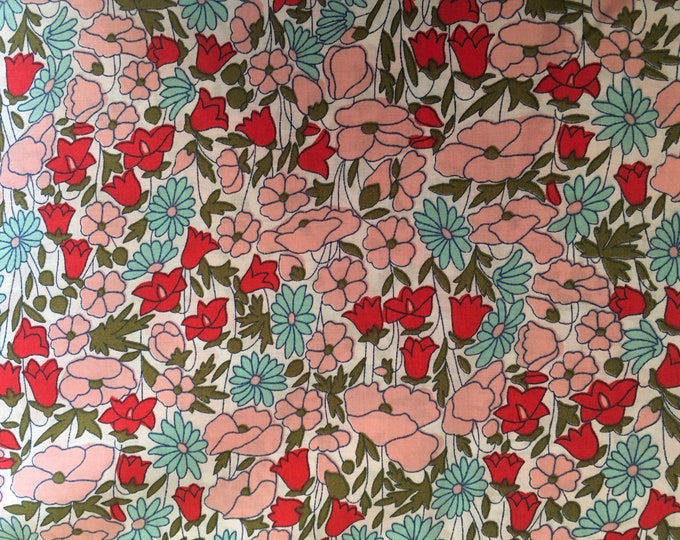 Tana lawn fabric from Liberty of London, Poppy and Daisy